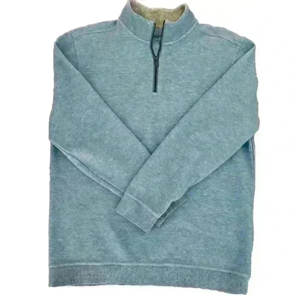 Walter Hagen 11 Majors Mens M 1/4 Zip Sweatshirt Sky Blue Golf Outdoor Casual - Picture 1 of 16